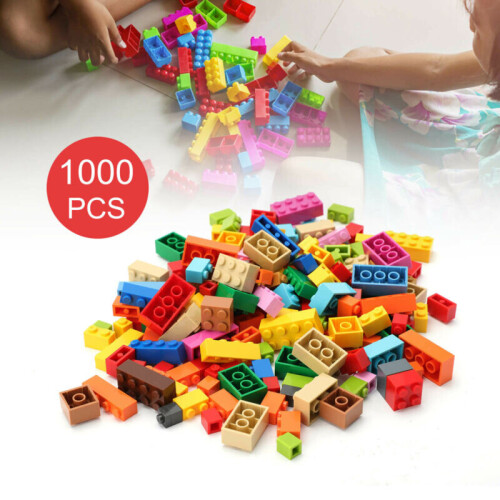 1000 pièces de briques et blocs de construction compatibles