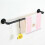 Towel Rail Black Industrial Retro Style Rustic Pipe Hanging Holder 3