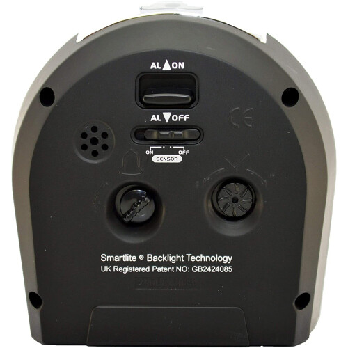 Acctim Acctim SWEEPER SILVER ALARM clock 2