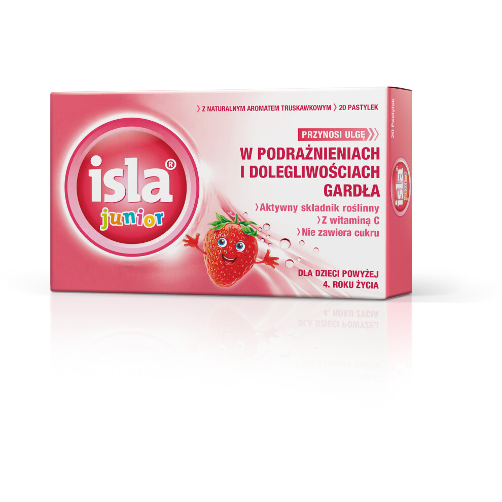 Isla Junior, 20 lozenges Sore Throat Cold & Flu