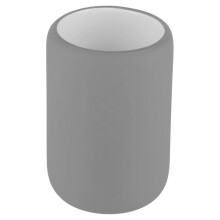 (Grey, Toothbrush Tumbler) Ceramic Matt Colour Matching Bathroom Set