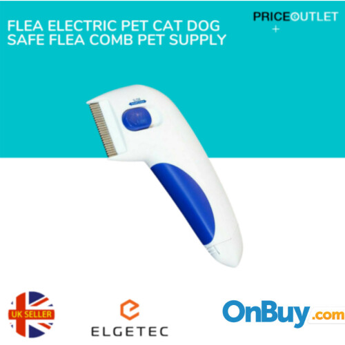 Flea Comb Flea Electric Pet Cat Dog Safe Kills Fleas Pet Supply on OnBuy