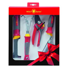 Wolf Garten Garden Tool Set Scraper Grubber Trowel Secateurs Shears