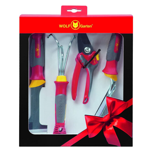WOLF Garten Wolf Garten Garden Tool Set Scraper Grubber Trowel Secateurs Shears