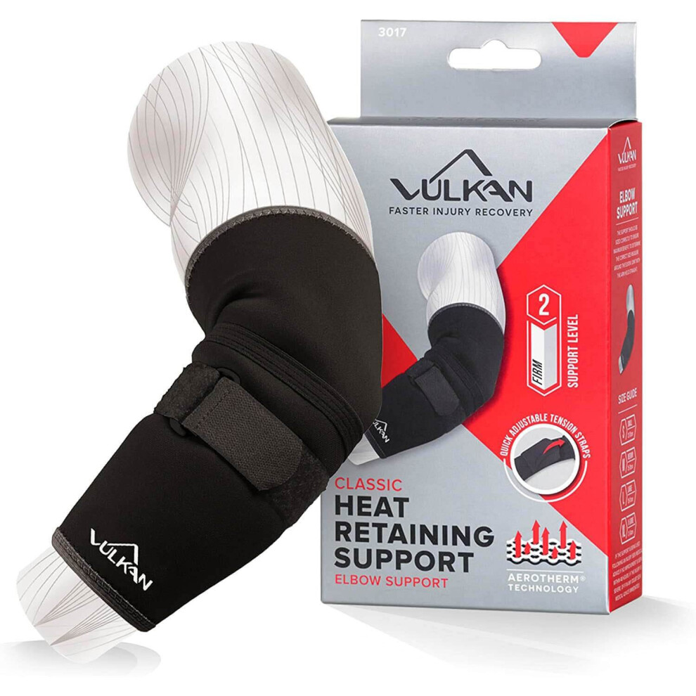 Vulkan (S) Elbow Support Compression Brace With Strap