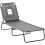 Luxury Grey Folding Sun Lounger Trend 1
