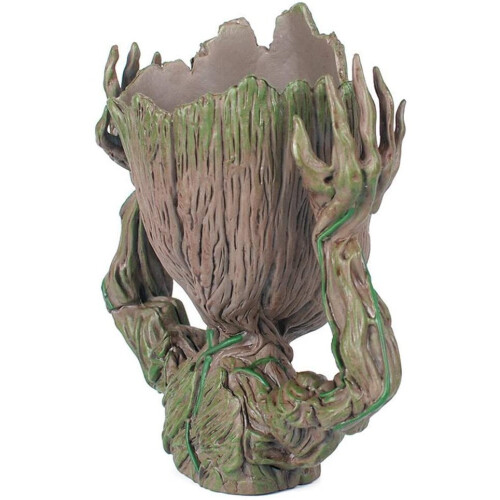 (A) Baby Groot flower pot / pen holder desktop decor 2