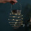 Outdoor Solar-Powered Iron Art Lanterns With LED Lighting | 4pack 6