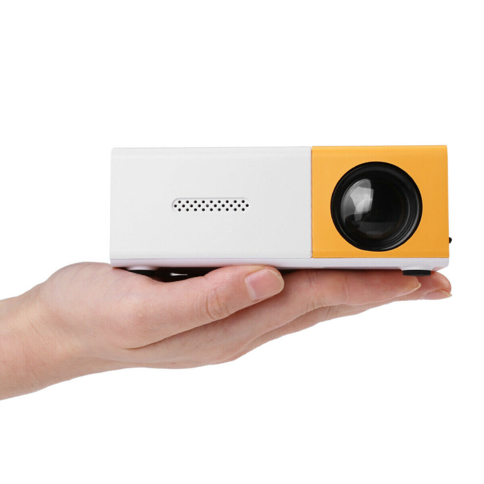 1080P Full Hd Mini Home Projector Led Video Theater Cinema Usb Hdmi Av Sd Yg300 699970225041