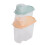 1.9L Cereal Container tub 4 Different colour sealed with measuring cup 7