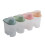 1.9L Cereal Container tub 4 Different colour sealed with measuring cup 8