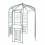 VidaXL vidaXL Rose Arch 250cm Metal Garden Arbour Plant Climbing Support Pergola 1