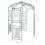 VidaXL vidaXL Rose Arch 250cm Metal Garden Arbour Plant Climbing Support Pergola 3