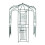 VidaXL vidaXL Rose Arch 250cm Metal Garden Arbour Plant Climbing Support Pergola 2