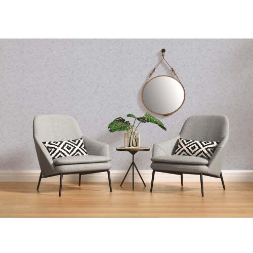 AS Creation (Light Grey Silver 37835-3) AS Creation Industrial Stone Concrete Plain Textured Wallpaper Plaster Effect 1