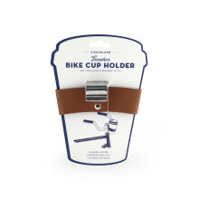 Becherhalter - Kikkerland - Braun - Echtes Leder - Freizeitrad - Unisex
