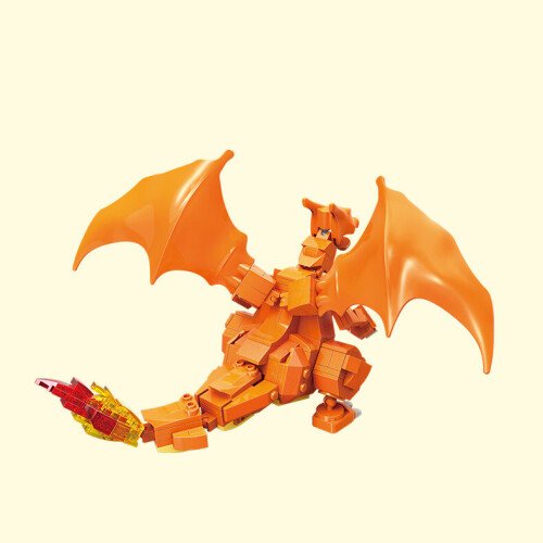 (Charizard) Anime Pokemon Pikachu Classic Charizard Blocks 1
