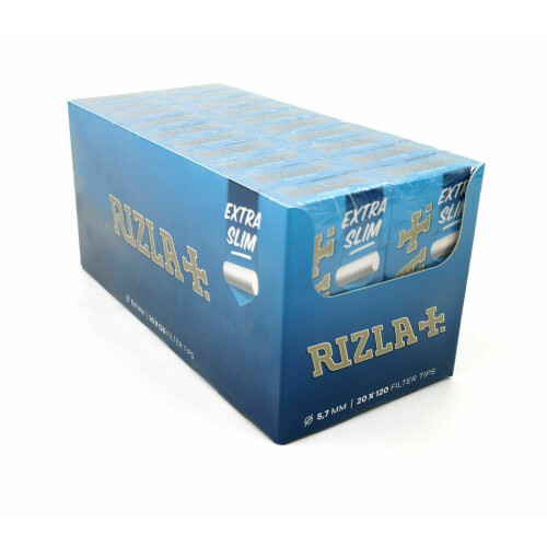 (1 Pack x 120 Filter Tips) Rizla Extra Slim Filter Tips 5.7MM Cigarette x 120 New Pack