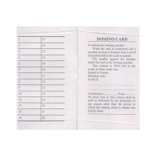 ClubKing Ltd Domino Cards, Single Sided