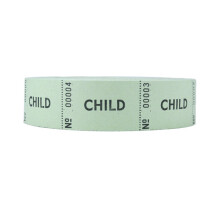 ClubKing Ltd Roll Tickets, Child (10 Pack)