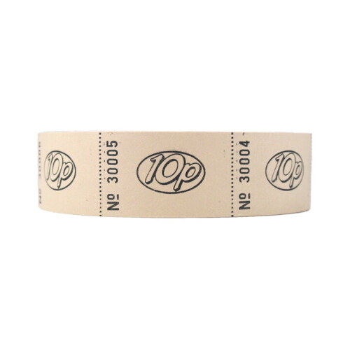 ClubKing Ltd Roll Tickets, 10p (10 Pack)