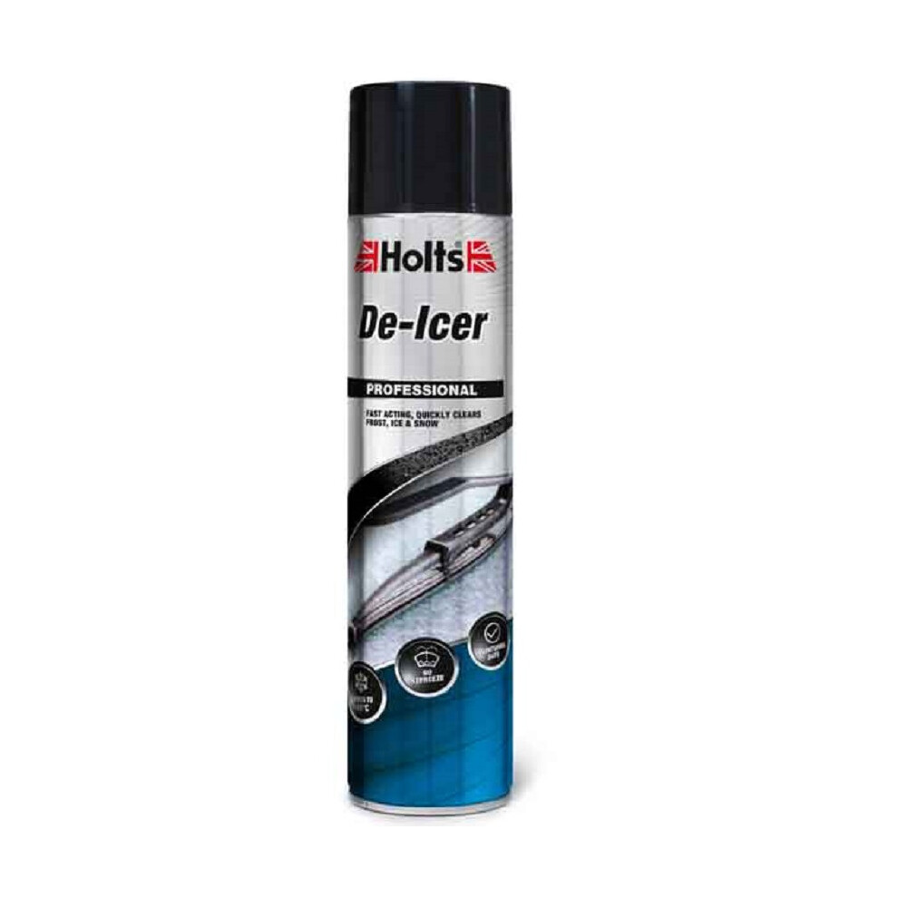 New Holts Car Windscreen De-Icer Aerosol Spray Can 600Ml 5002135477851
