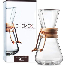 Chemex 1-3 Cup Wood Neck Coffee Maker