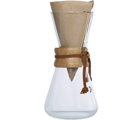 Chemex Chemex 1-3 Cup Wood Neck Coffee Maker 2