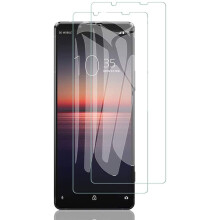 MOBILE STUFF Screen Protector Compatible for Sony Xperia 1 II, [2 PACK] Tempered Glass [9H Hardness] [Bubble Free] [Case Friendly] Screen Pr