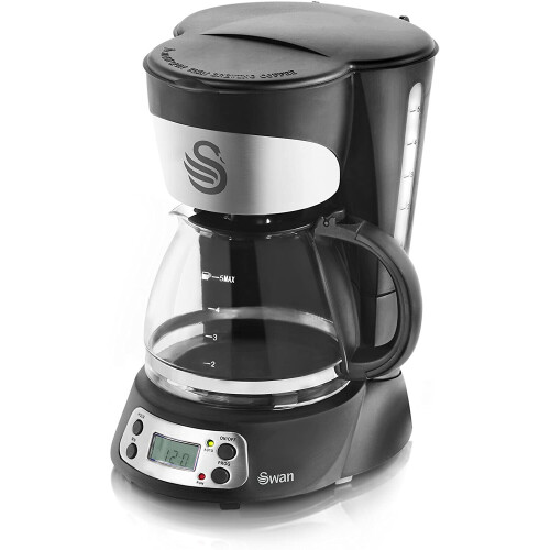 Swan SWAN SK13130N Programmable Coffee Maker, Black