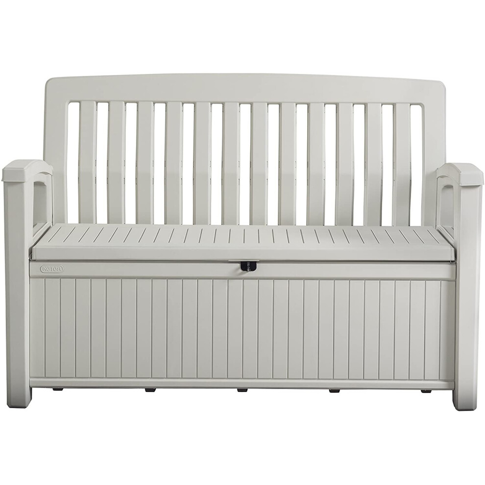 Patio Storage Bench Outdoor Garden Furniture Keter