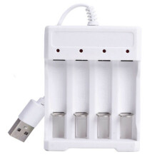 4 Slot USB Battery Chargers Fast Charging AA/AAA Rechargeable NiMH Ni-Cd Battery