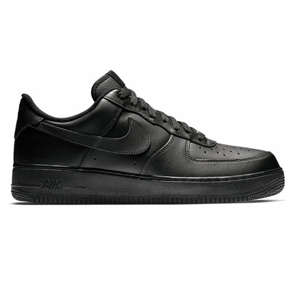 (UK 9 / EU 44) Nike Air Force 1 07 CW2288 001 Trainers Black