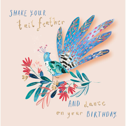 Greeting Card (LD-CISE1020) - Female Birthday - Lovely Lady - Cocktail