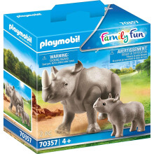 Playmobil Rinoceronte con Cría