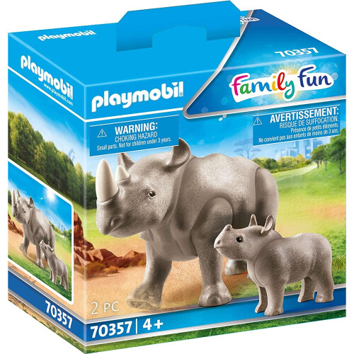 PLAYMOBIL Playmobil Rinoceronte con Cría