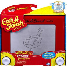 Etch A Sketch klassiek tekenspeelgoed met magisch scherm voor kinderen vanaf 3 jaar (stijl kan variëren)