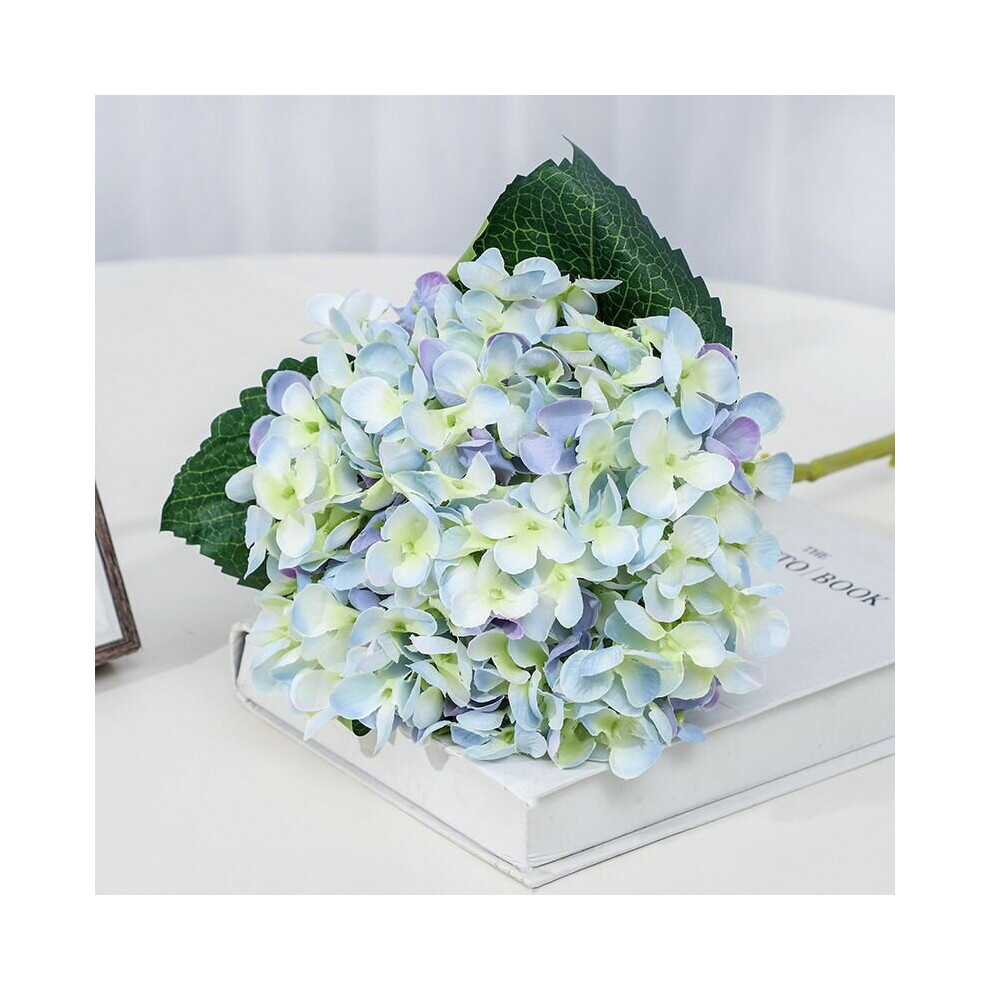 (Light Blue) Artificial Hydrangea Bouquet Wedding Home Party Decor