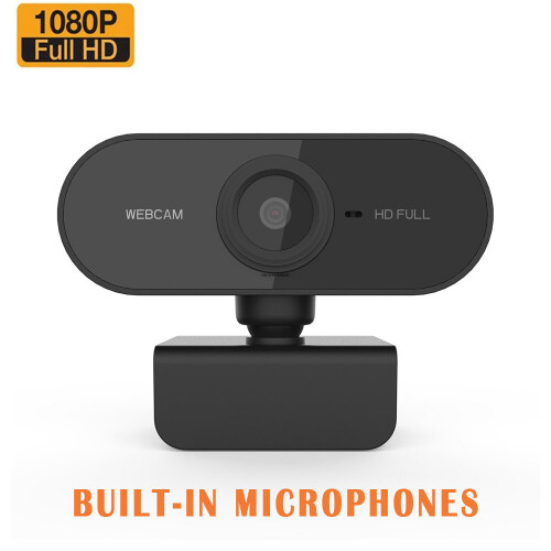 Ranpo 1080P Webcam Camera HD Auto Focus USB Free Drive Built-in Microphone 1