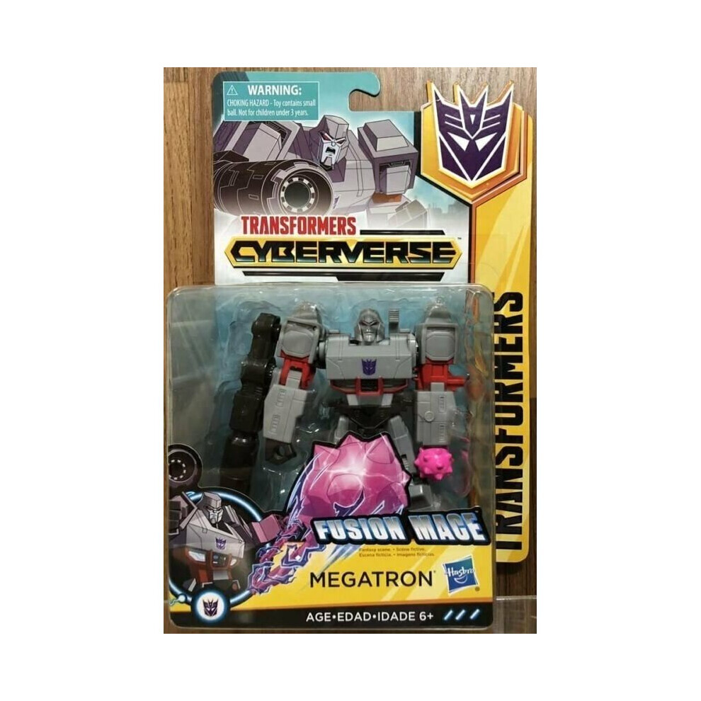 Hasbro Transformers Cyberverse Fusion Mace Warrior Class Megatron Action Figure