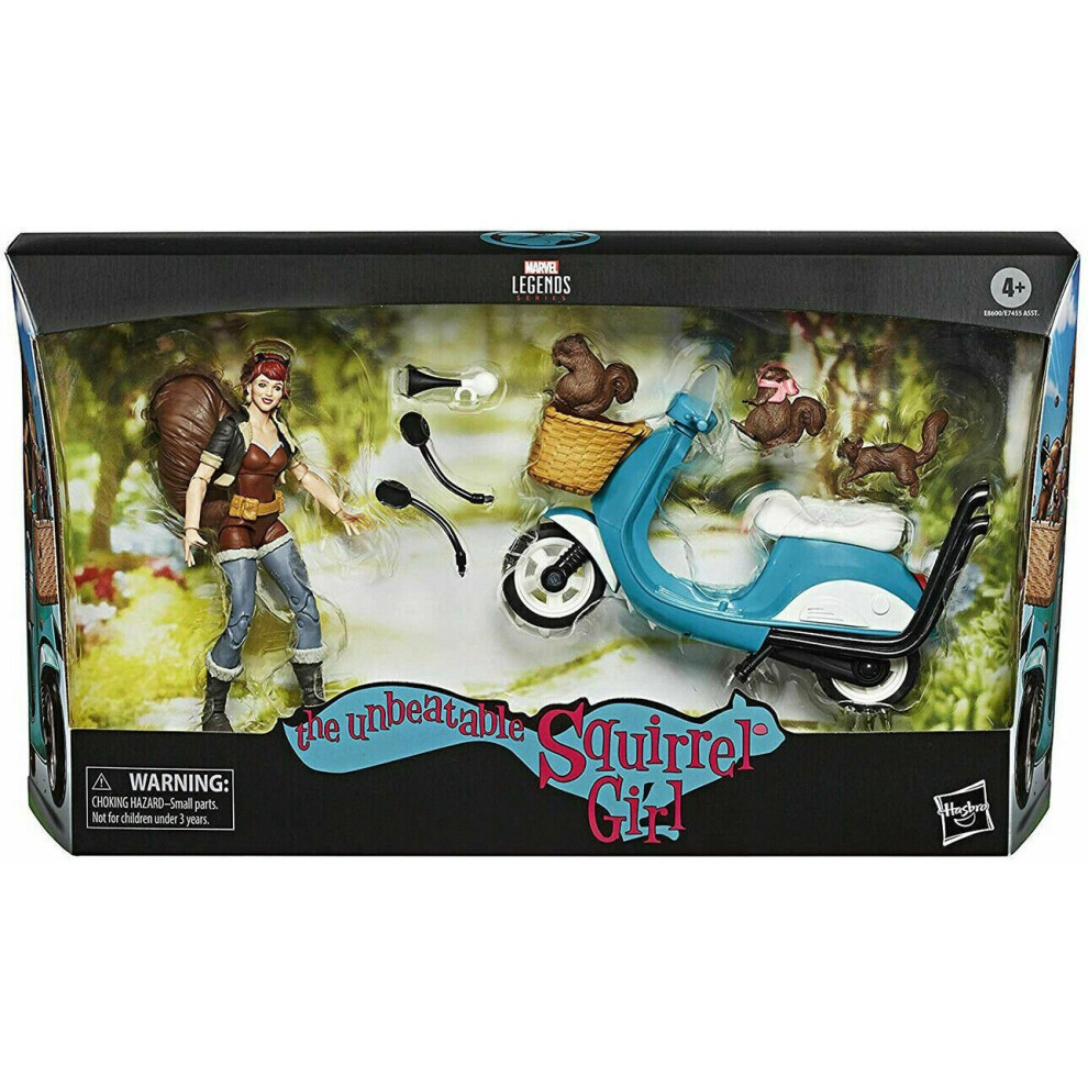 Hasbro MARVEL LEGENDS ULTIMATE 6": THE UNBEATABLE SQUIRREL GIRL with MOPED