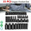 35X Impact Socket 1/2" inch Deep Tool Set Metric Garage Workshop Hi 7