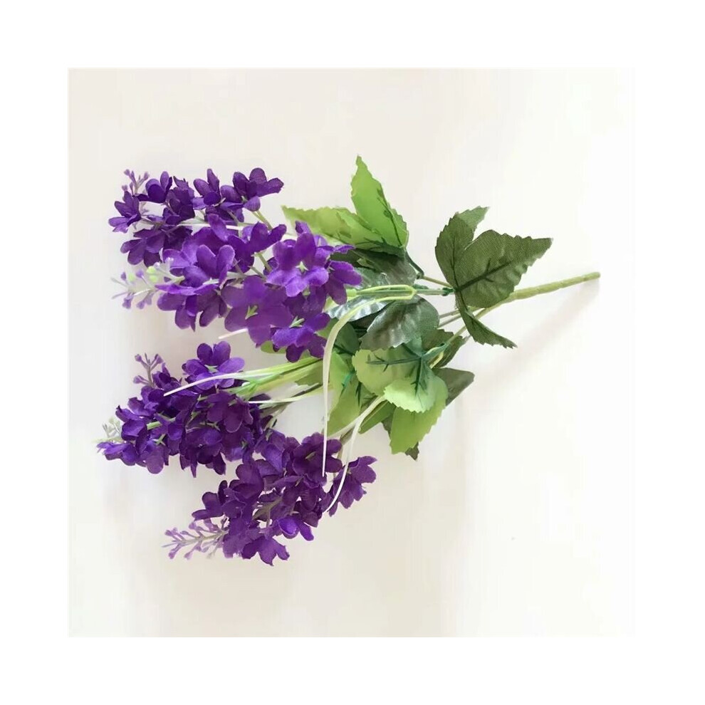 (Dark Purple) Artificial Hyacinth Bouquet Wedding Home Party Decor