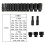 35X Impact Socket 1/2" inch Deep Tool Set Metric Garage Workshop Hi 10