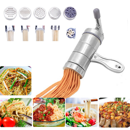 Stainless Steel Manual Noodle & Pasta Maker Press Spaghetti Kitchen Tool Machine 1