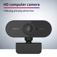 Adjustable 1080P Webcam Camera HD Auto Focus USB Free Drive Built-in Microphone