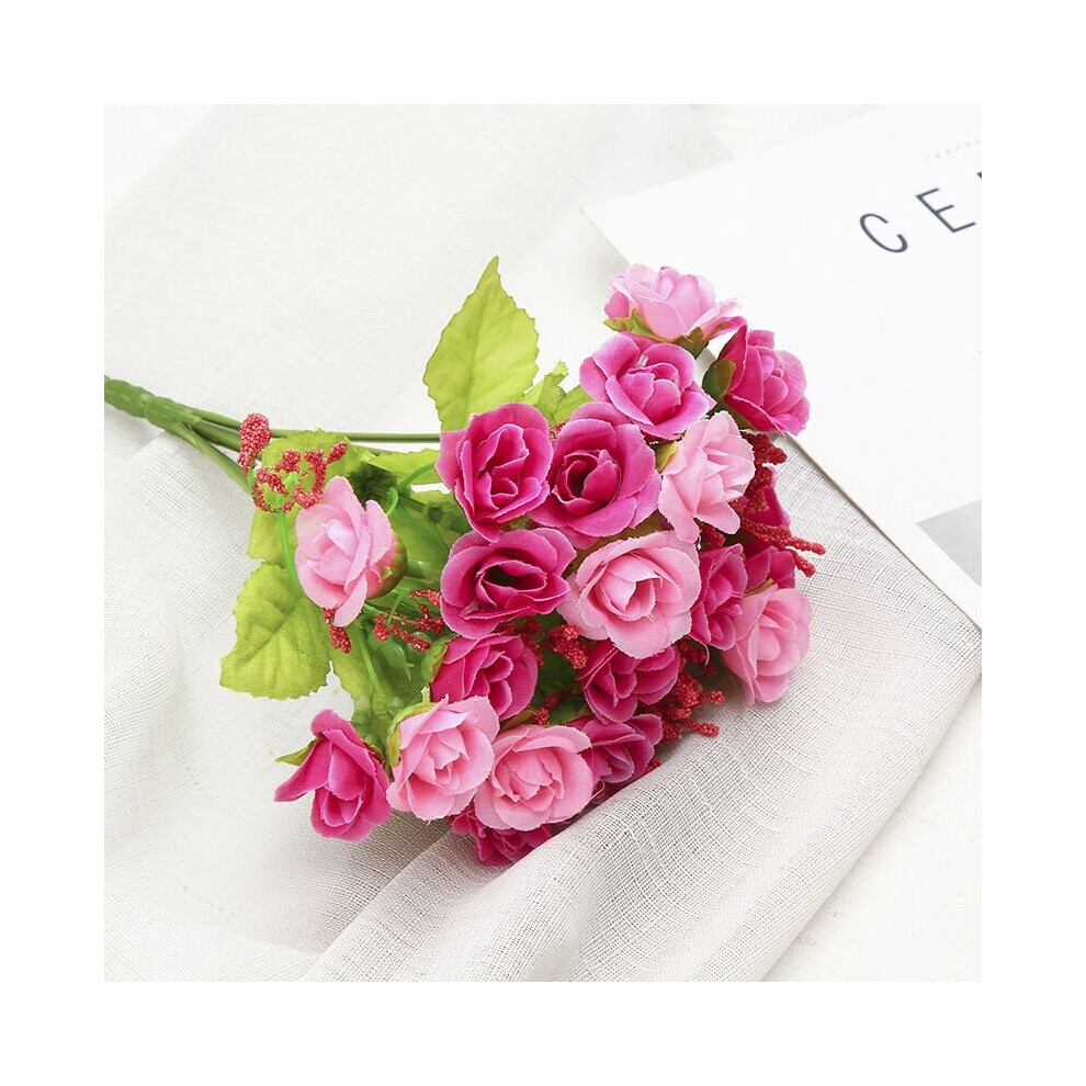 (Rose) 21 Head Artificial Rose Bouquet Home Posy Decor