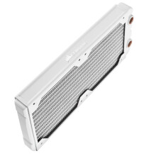 CORSAIR Hydro X -sarjan XR5 240 mm:n vesijäähdytyspatteri - kaksi 120 mm:n tuuletinkiinnikettä, 30 mm:n jäähdyttimen paksuus, 25 mikronin ohuet j