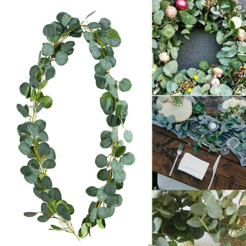 Artificial Eucalyptus Garland Trailing Hanging Ivy Vine 1