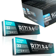 (3 Booklets) RIZLA Precision Connoisseur King size Slim Rolling Papers & Roach Tips